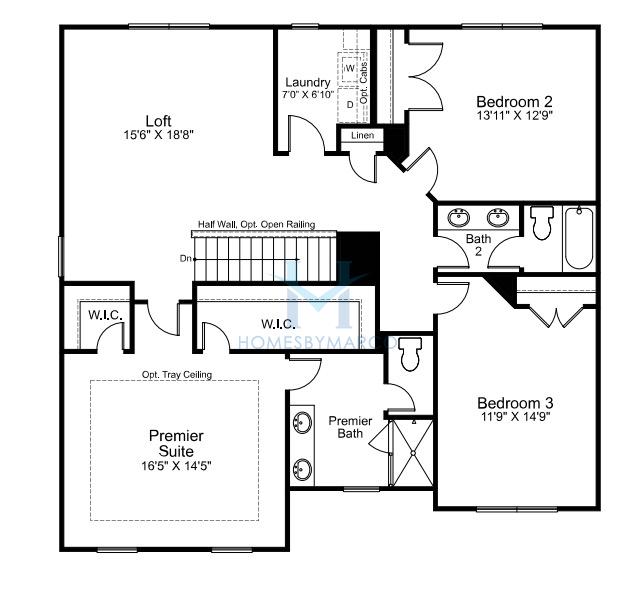 Hamilton model in Camellia Gardens, Harrisburg, NC, built by Empire Communities