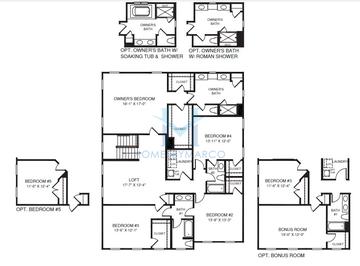 Photos of the York model in the Arborvale subdivision in Fayetteville, GA