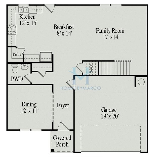 McGinnis model in Orchard Creek, Charlotte, NC, built by Smith Douglas Homes
