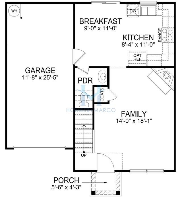 Rachel model in Hamrick Farms, Candler, NC, built by D.R. Horton