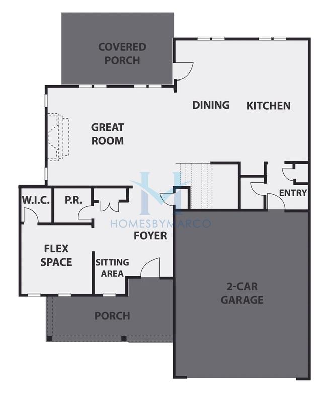 Photos of the Chickadee model in the Wynswept subdivision in Maiden, NC