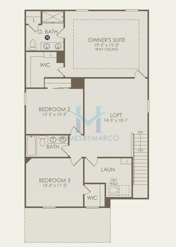 Murray model in Parkside Crossing, Charlotte, NC, built by Pulte Homes