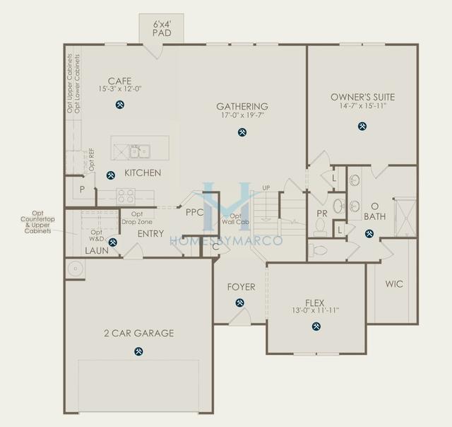 Photos of the Furman model in the Parkside Crossing subdivision in Charlotte, NC
