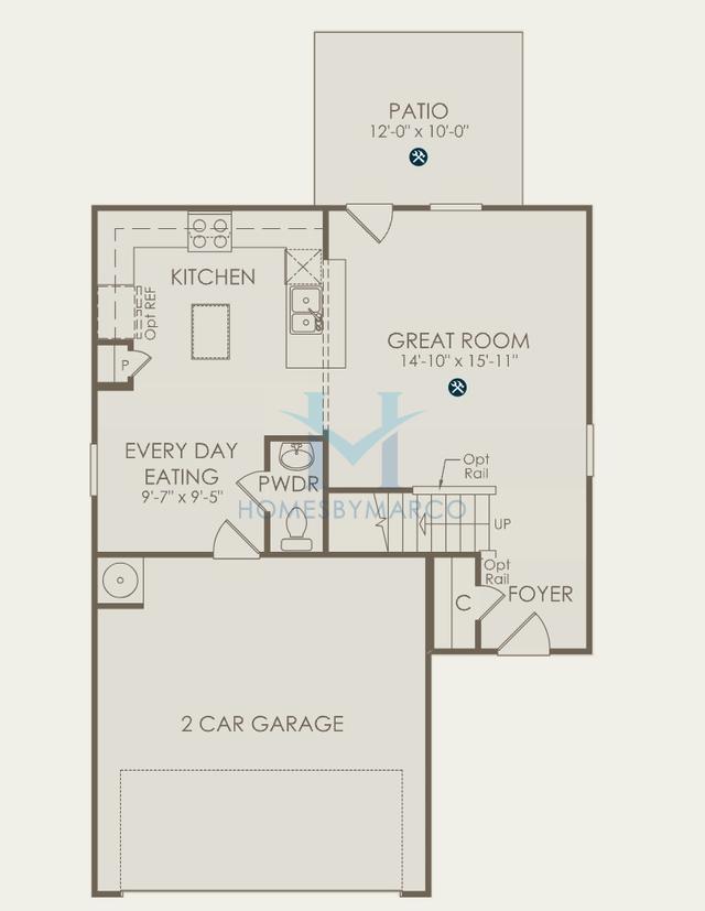 Photos of the Douglas model in the Parkside Crossing subdivision in Charlotte, NC