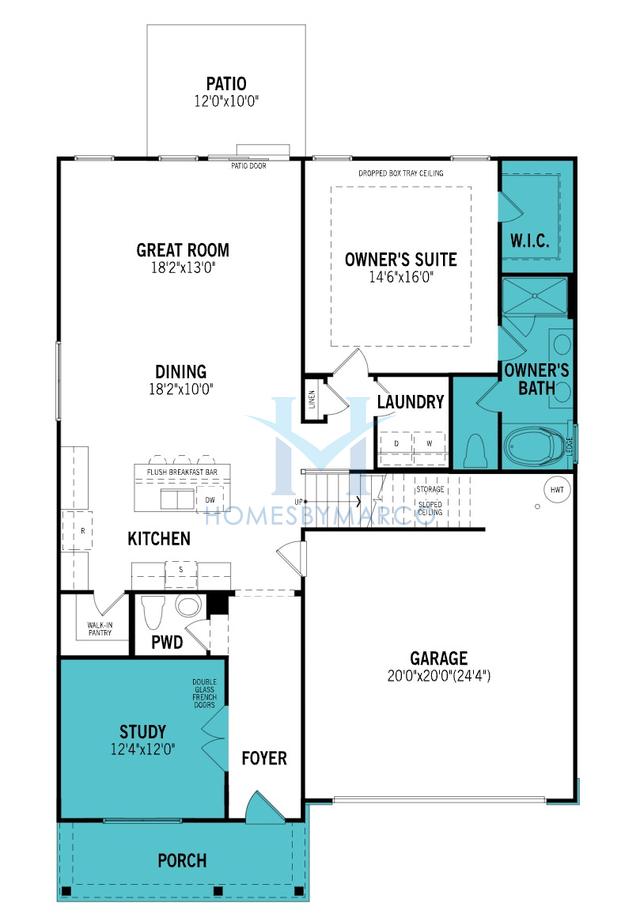 Photos of the Avalon model in the Waxhaw Landing subdivision in Monroe, NC