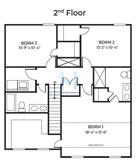 Shane model in Ridge Pointe, Trinity, NC, built by D.R. Horton