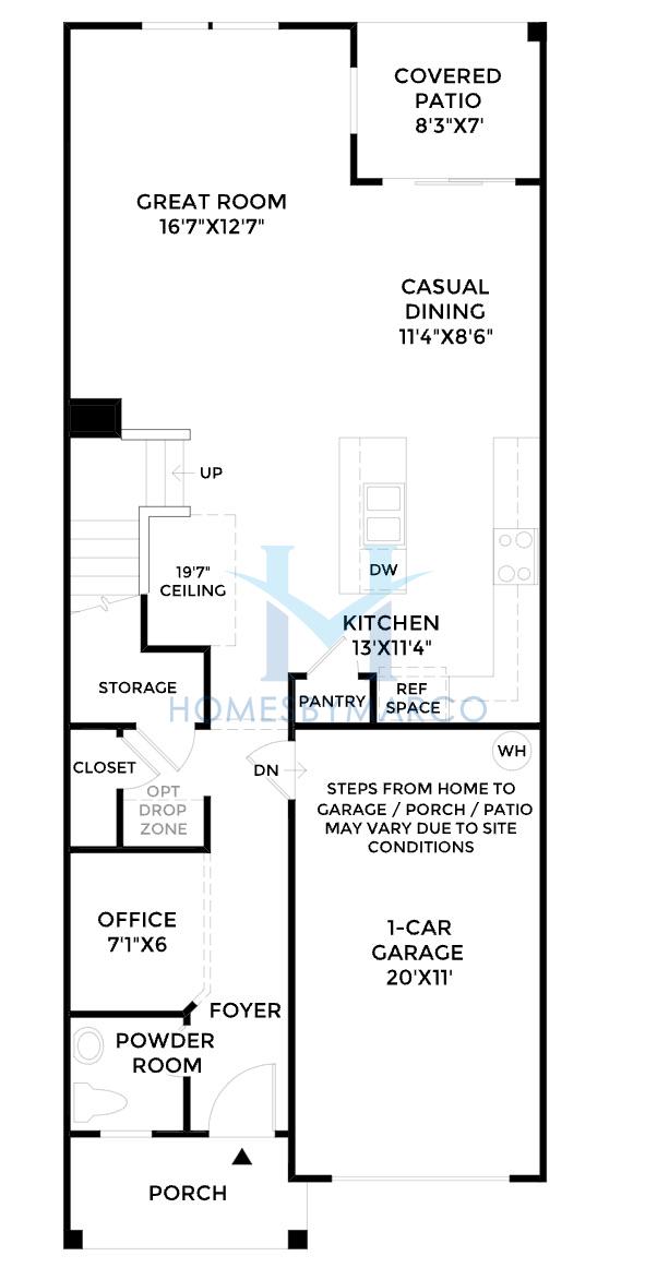 Photos of the Wylie model in the Griffith Lakes subdivision in Charlotte, NC