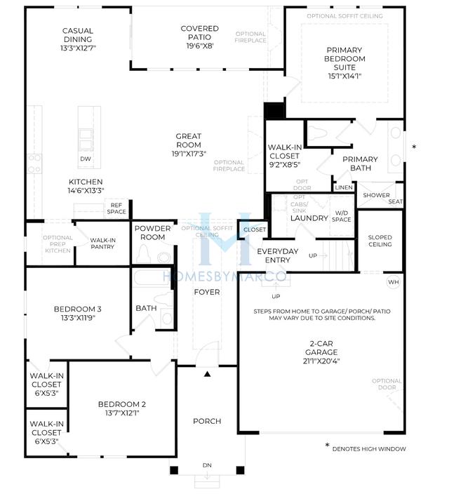 Photos of the Badin Elite model in the Griffith Lakes subdivision in Charlotte, NC