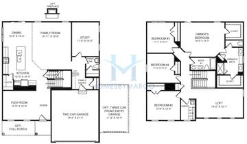Lehigh model in Kelton, Charlotte, NC, built by Ryan Homes