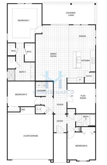 Photos of the Dalton model in the American Village subdivision in Palm Coast, FL