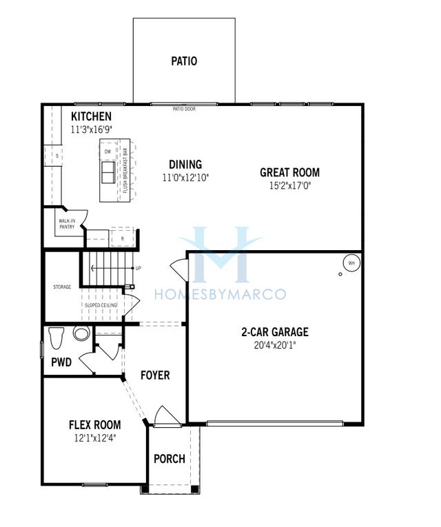 Photos of the Shenandoah model in the Waxhaw Landing subdivision in Monroe, NC