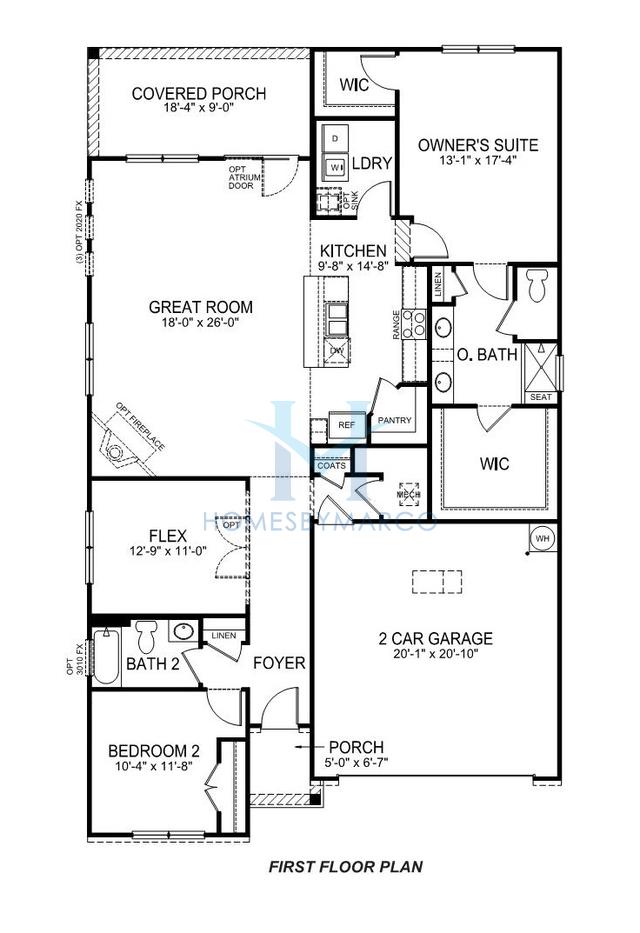 Photos of the Clifton model in the The Hamptons at Riverwood subdivision in Dallas, GA