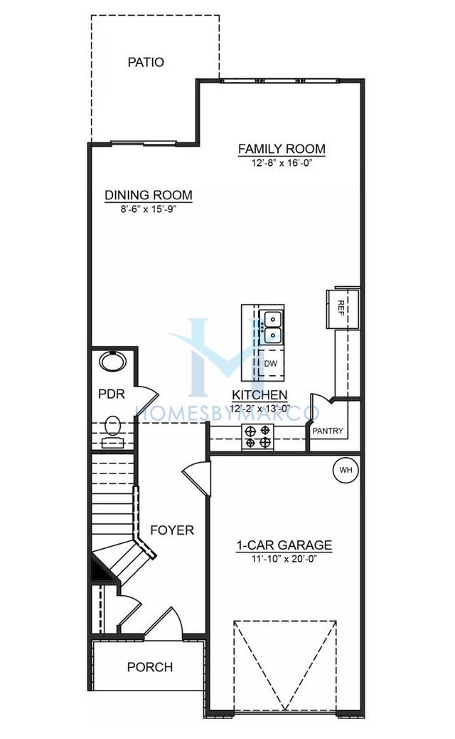 Photos of the Denver model in the Glennview subdivision in Kernersville, NC