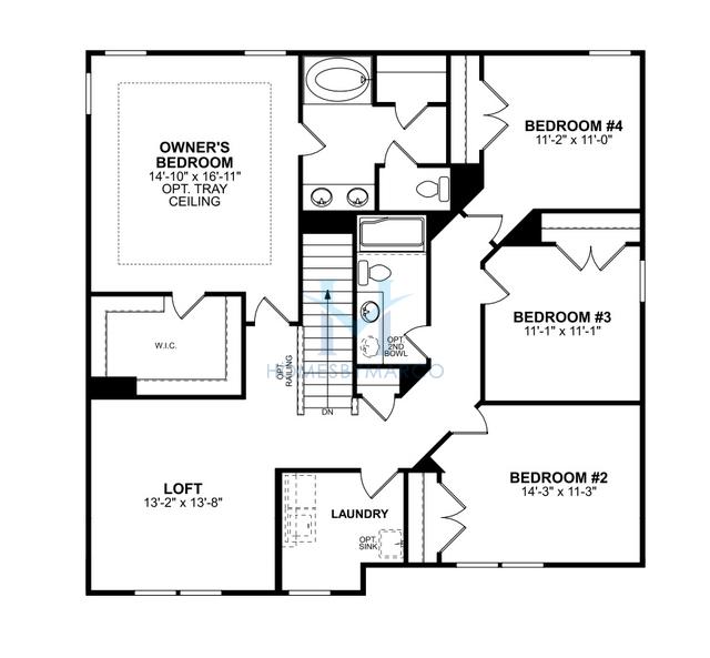 Draper II model in Piper Landing, Concord, NC, built by M/I Homes
