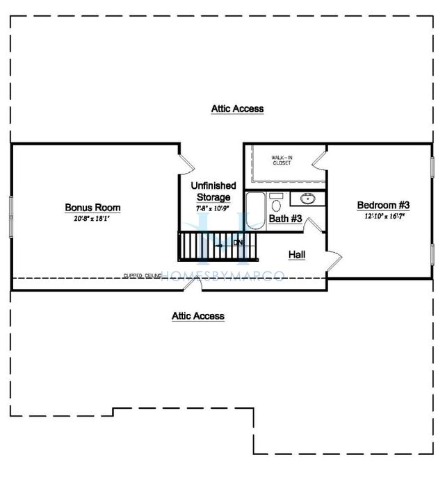Harper model in Kensley, Concord, NC, built by Niblock Homes