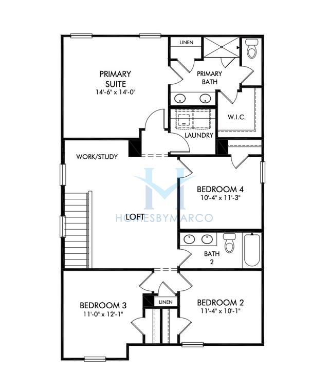 Lennon model in Avalon, Conyers, GA, built by Meritage Homes
