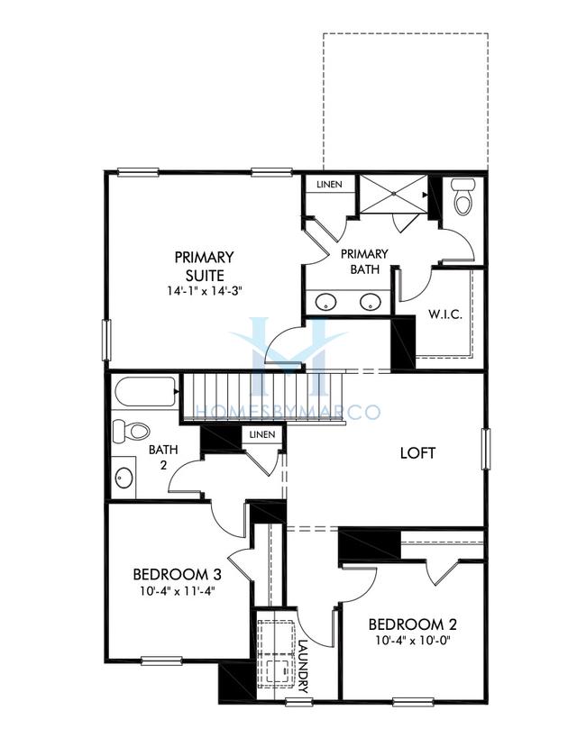 Dallas model in Avalon, Conyers, GA, built by Meritage Homes
