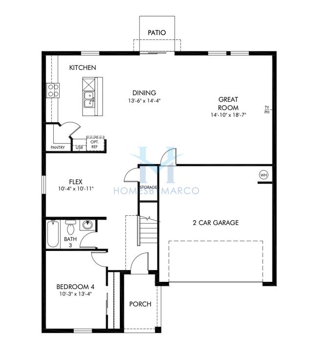 Photos of the Primrose model in the Lake Deer subdivision in Poinciana, FL