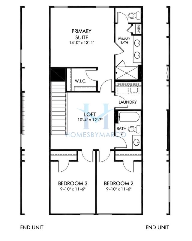Amber model in Georgetown Crossing, Kannapolis, NC, built by Meritage Homes