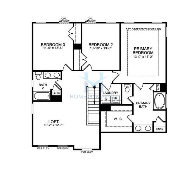 Cypress model in Grier Meadows, Charlotte, NC, built by Eastwood Homes