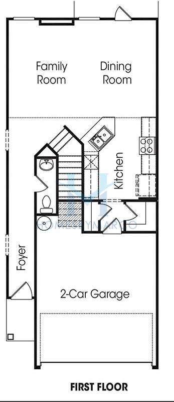Photos of the Rabun model in the Longview Run subdivision in Decatur, GA