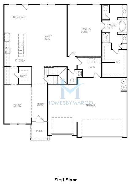 Photos of the Rainer - The Park & The Hills model in the Calcutta subdivision in Stockbridge, GA