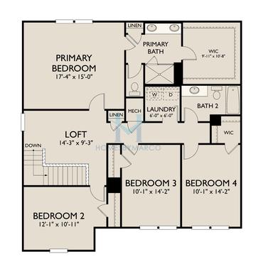 Photos of the Astrid model in the Alder Park subdivision in Conyers, GA
