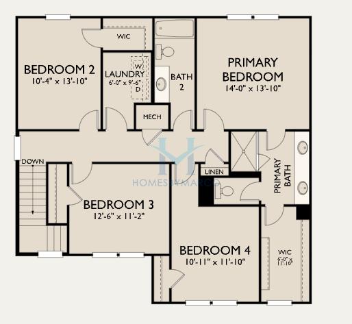 Harrison model in Alder Park, Conyers, GA, built by Ashton Woods Homes