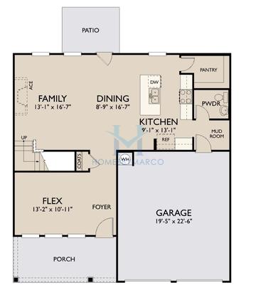 Baker model in Alder Park, Conyers, GA, built by Ashton Woods Homes