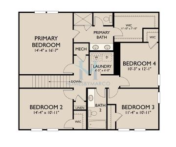 Photos of the Baker model in the Alder Park subdivision in Conyers, GA