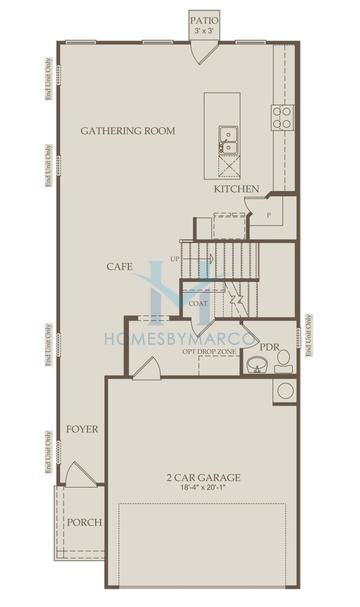 Photos of the Stillwell model in the Adler Springs subdivision in Powder Springs, GA