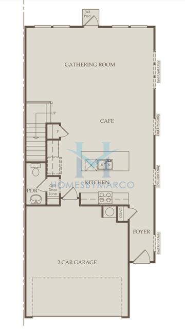 Photos of the Cooper model in the Adler Springs subdivision in Powder Springs, GA