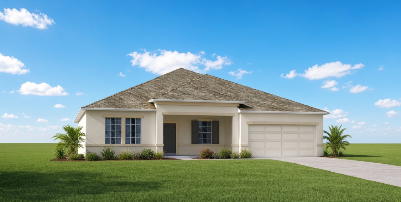 Wilmington model in Cypress Knoll, Palm Coast, FL, built by Maronda Homes