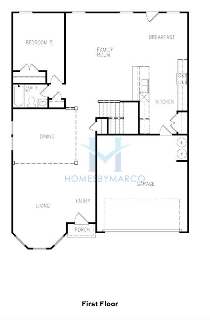 Photos of the Everest III model in the Cedar Grove Commons subdivision in Conley, GA