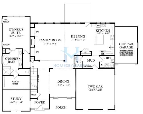 Photos of the Milton model in the Arden on Lanier subdivision in Cumming, GA