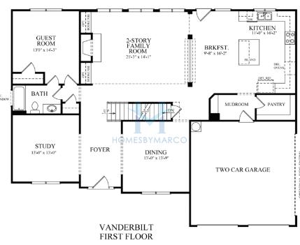 Photos of the Vanderbilt model in the Arden on Lanier subdivision in Cumming, GA