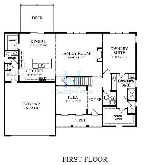 Photos of the Clairmont model in the Arden on Lanier subdivision in Cumming, GA
