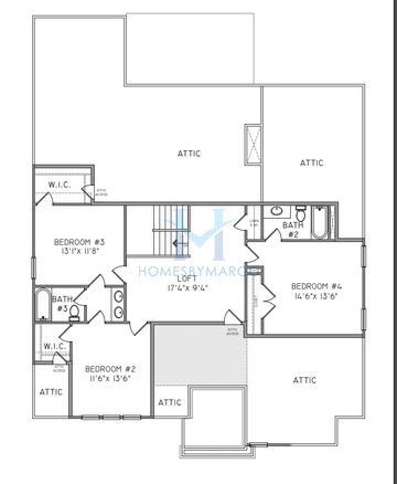 Scarlett model in Brooks Pond, Cumming, GA, built by David Patterson Homes
