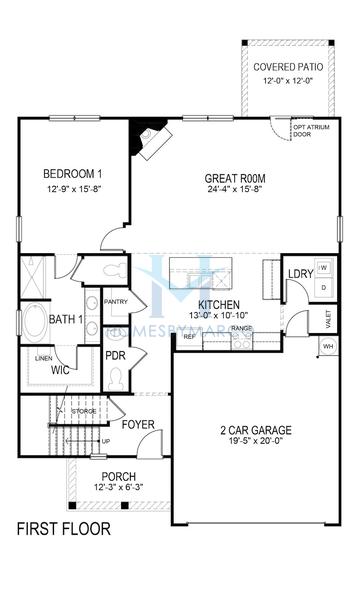 Belfort model in Falcon Landing, Gainesville, GA, built by D.R. Horton
