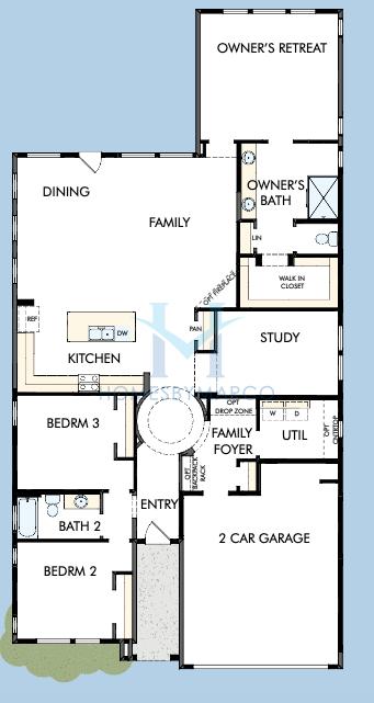 Photos of the The Ridgeford model in the Crescent Pointe at Great Sky subdivision in Canton, GA