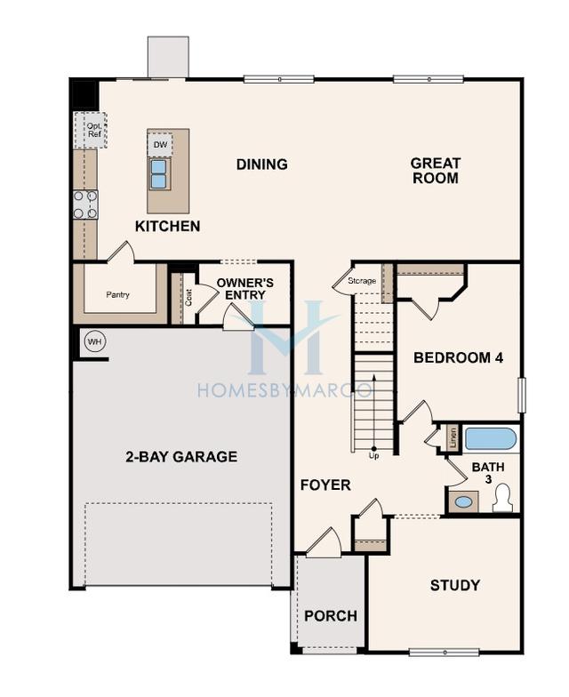 Photos of the Harding model in the Dawson Grove subdivision in Dawsonville, GA