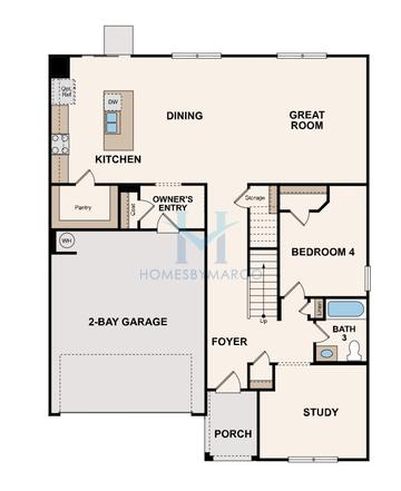 Photos of the Harding model in the Dawson Grove subdivision in Dawsonville, GA