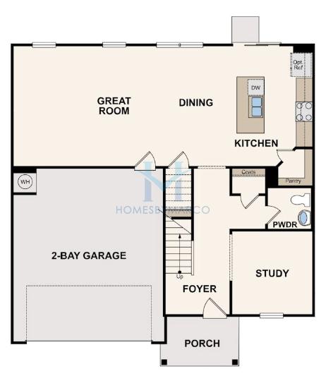 Photos of the Fontana model in the Dawson Grove subdivision in Dawsonville, GA