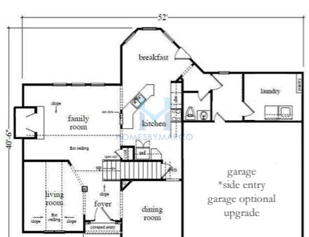 Photos of the Camden model in the Rowland Springs subdivision in Cartersville, GA