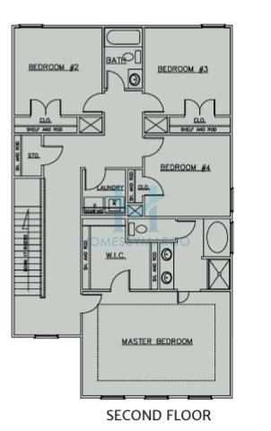 Jefferson model in The Ridge at Mill Creek, Hoschton, GA, built by EMC Homes