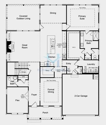 Photos of the Stockbridge model in the Reserve at Hickory Walk subdivision in Kennesaw, GA