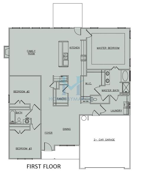 Photos of the Joy model in the Laurel Cove subdivision in Hoschton, GA