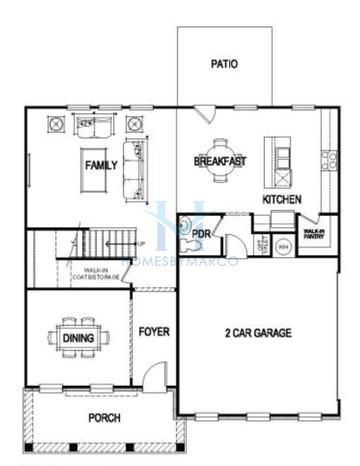 Photos of the Clifton model in the Cascade Ridge at Niskey Lake subdivision in Atlanta, GA
