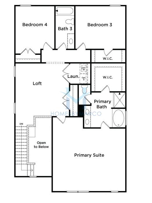 Photos of the Millhaven model in the Towne Center subdivision in Hampton, GA