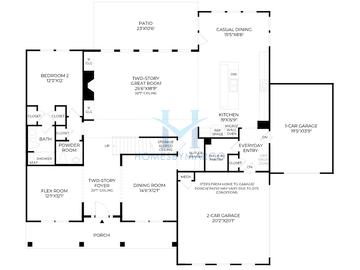 Photos of the Payton model in the Holly Farm subdivision in Woodstock, GA